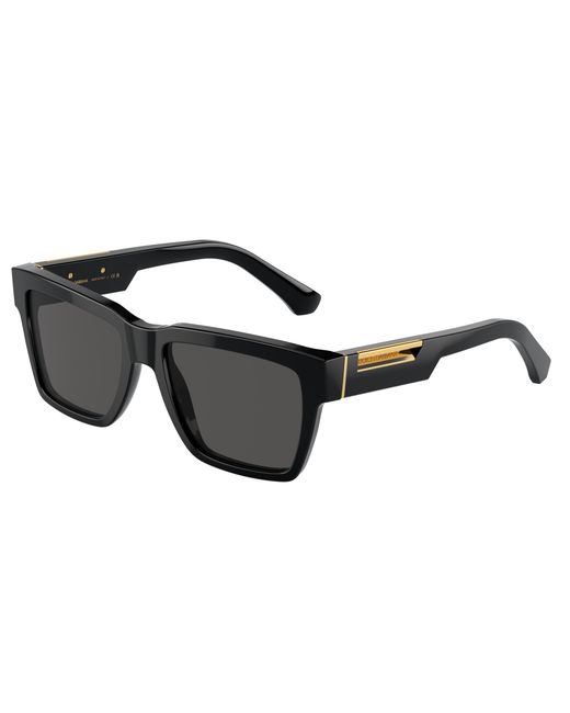 Dolce & Gabbana Black Dg4465 501/87 Sunglasses Acetate Pilot Normal for men
