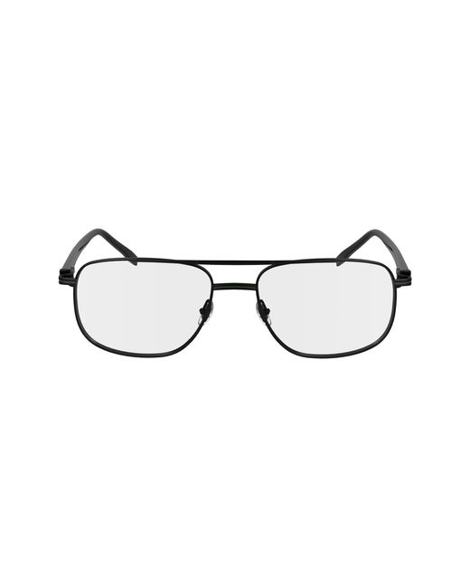 Lacoste Black L2302 002 Optical Frames Metal Squared Normal for men