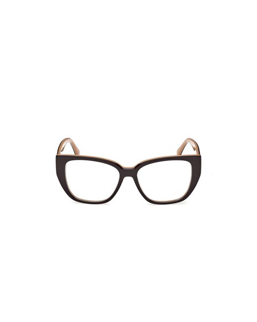 Max Mara Black Mm5212 050 Optical Frames Acetate Round Normal