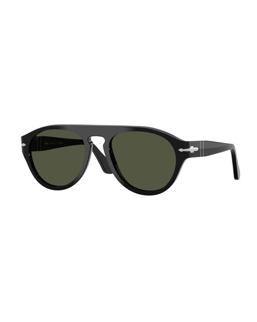 Persol Black Po3370S 95/31 Sunglasses Acetate Pilot Normal