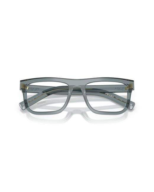Prada Black Pr C03V 17T1O1 Optical Frames Acetate Pillow Normal for men