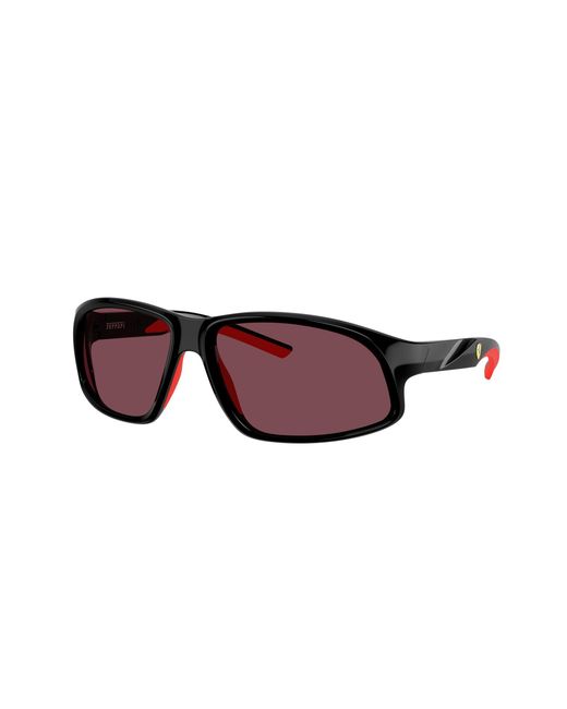 FERRARI SCUDERIA Black Fz6016U 501/1E Sunglasses Injected Geometric Normal for men
