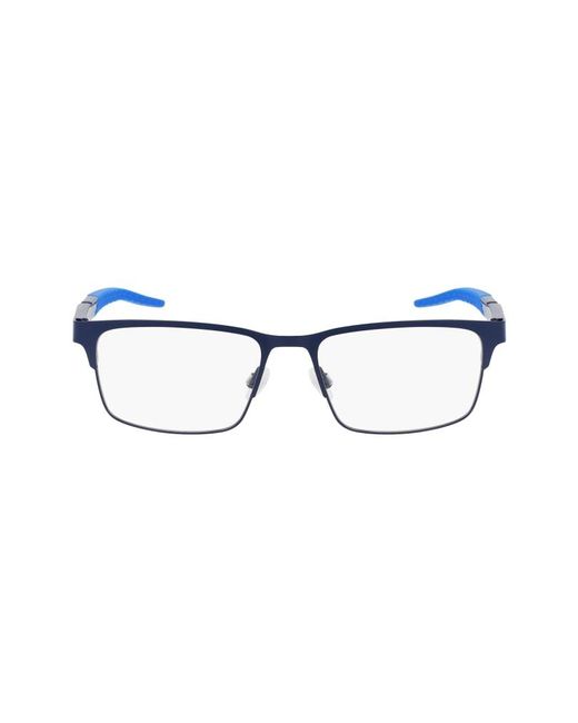 Nike Black 8154 410 Optical Frames Metal Squared Normal Photochromatic for men