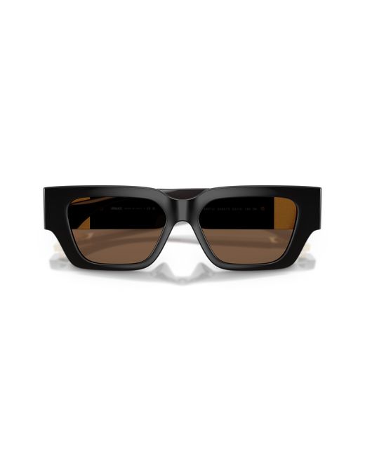 Versace Black Ve4497U 554373 Sunglasses Injected Squared Normal