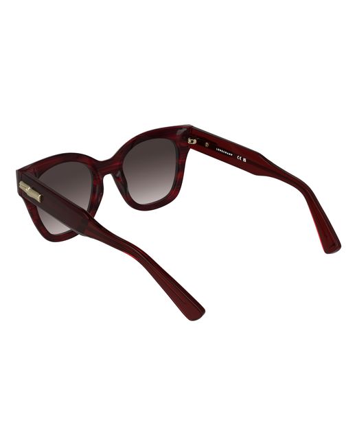 Longchamp Black Lo791S 614 Sunglasses Acetate Squared Normal Shaded