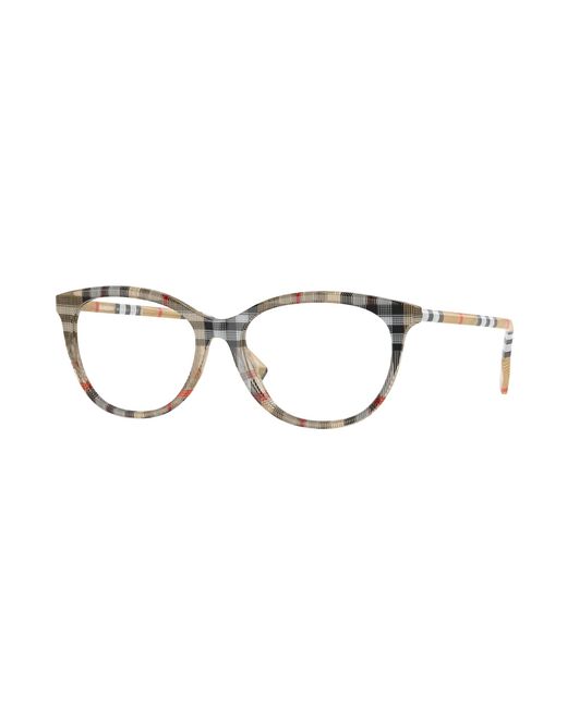 Burberry Black Be2389 4087 Optical Frames Acetate Transparent Geometric Normal