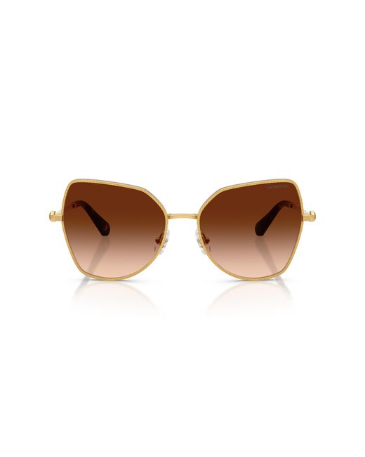 Swarovski Black Sk7037 400774 Sunglasses Metal Butterfly Normal Nuanced