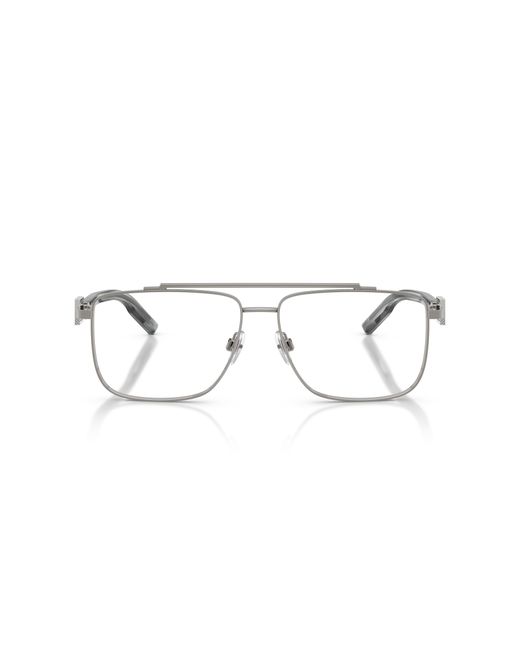 Dolce & Gabbana Black Dg1368 05 Optical Frames Metal Transparent Pilot Normal for men