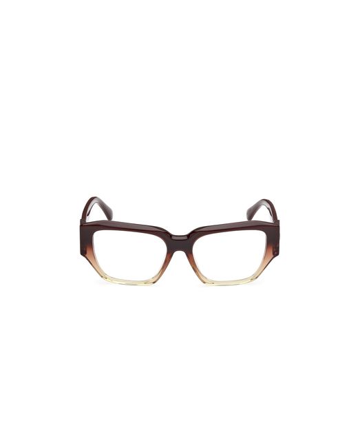 Max Mara Black Mm5182 050 Optical Frames Acetate Round Normal