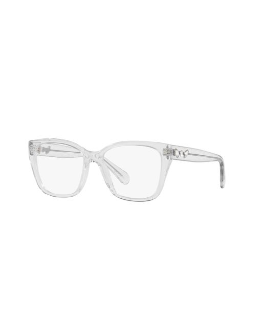 Swarovski Black Sk2008 1027 Optical Frames Acetate Geometric Normal