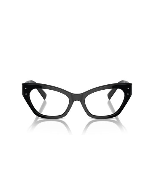 Dolce & Gabbana Black Dg3385 501 Optical Frames Acetate Transparent Cat Eye Normal