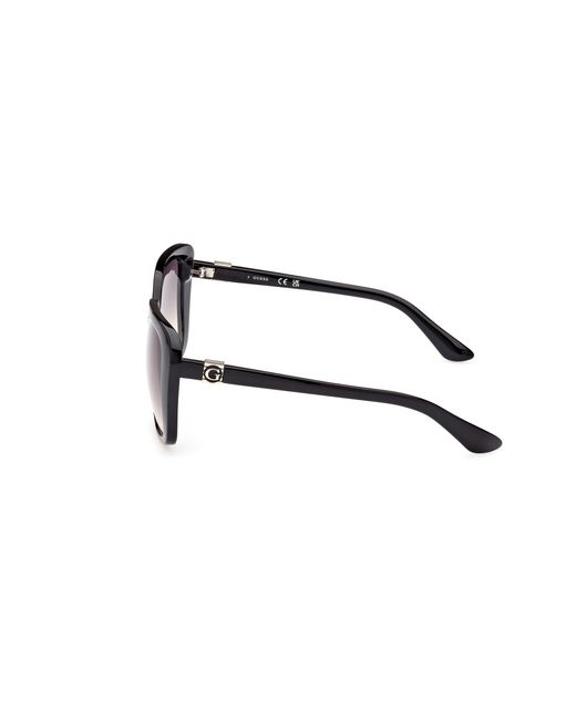 Guess Black Gu7863 01B Sunglasses Injected Squared Normal Shaded