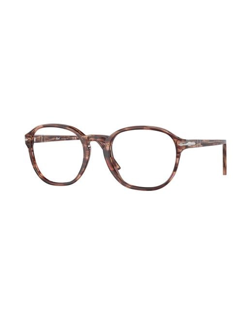 Persol Black Po3343V 1209 Optical Frames Acetate Transparent Pantos Normal