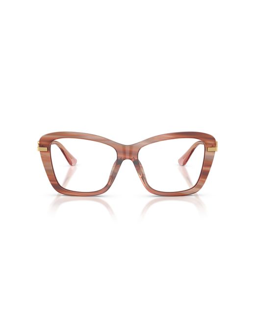 Dolce & Gabbana Black Dg3439 3473 Optical Frames Acetate Transparent Squared Normal