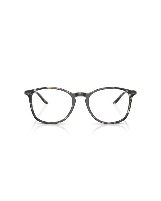 Giorgio Armani Black Ar7160 5873 Optical Frames Acetate Transparent Pantos Normal for men