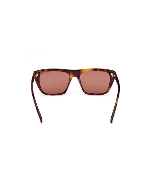 Tom Ford Black Ft1175 Aslan 53E Sunglasses Acetate Squared Normal for men