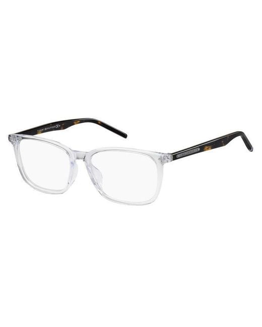 Tommy Hilfiger Black Th 1737/F Aio Optical Frames Acetate Squared for men