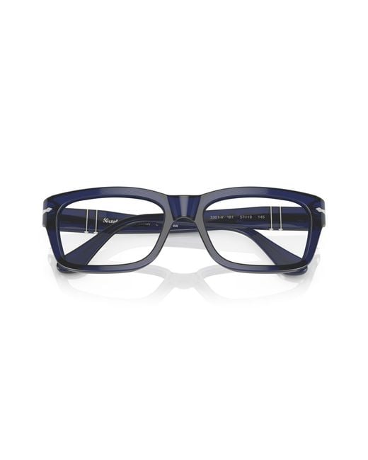 Persol Black Po3301V 181 Optical Frames Acetate Squared