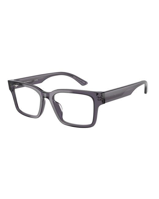 Emporio Armani Black Ea3245U 6106 Optical Frames Acetate Squared Normal