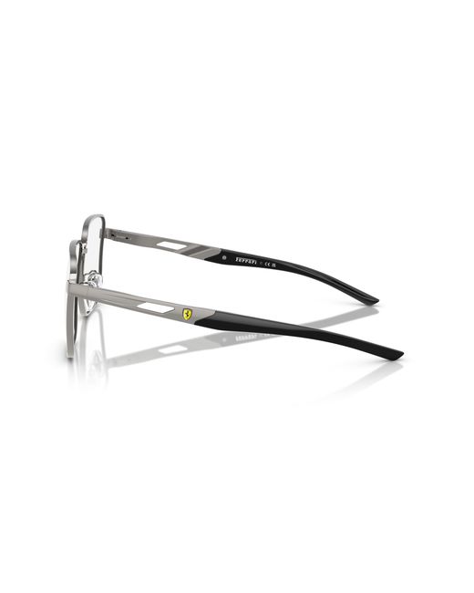 FERRARI SCUDERIA Black Fz7006D 104 Optical Frames Metal Squared Normal for men