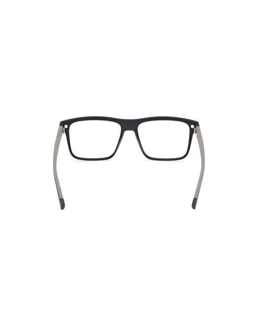 Timberland Black Tb50008 002 Optical Frames Injected Squared Normal for men