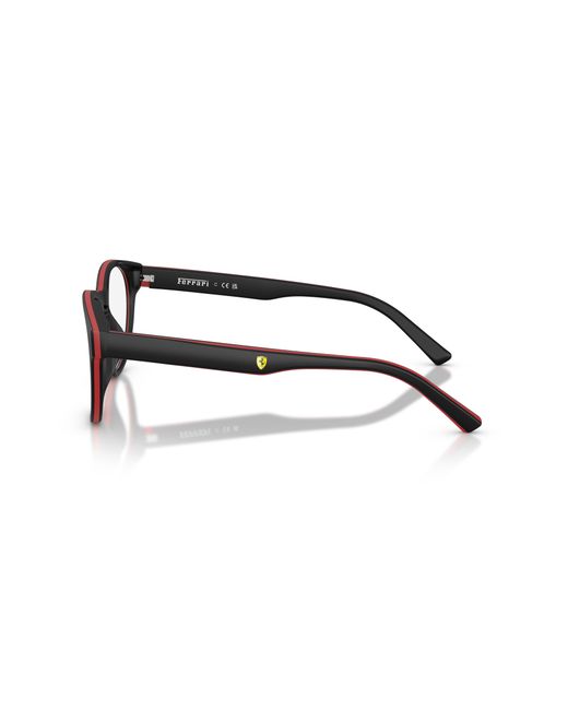 FERRARI SCUDERIA Black Fz8022U 744 Optical Frames Acetate Round Normal for men