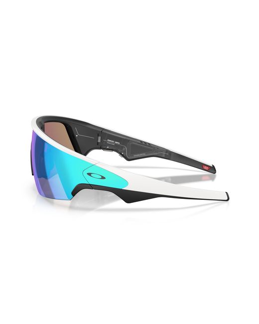 Oakley Blue Meta Ow8001 Vanguard 800106 Smart Glasses O_Matter Geometric Mirrored Prizm