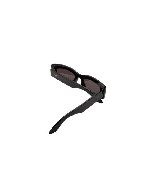 Retrosuperfuture Black 8E6 Zaga Sunglasses Acetate Squared Normal