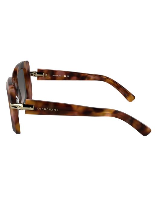 Longchamp Black Lo776S 690 Sunglasses Acetate Squared Normal