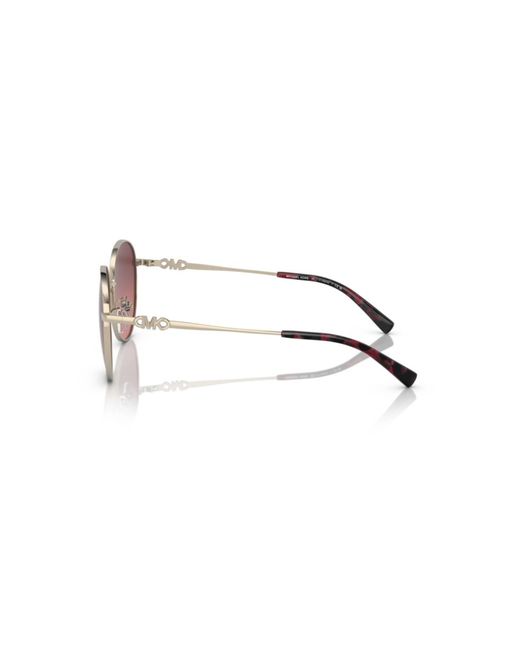 Michael Kors Red Mk1119 Alpine 101420 Sunglasses Metal Round Nuanced