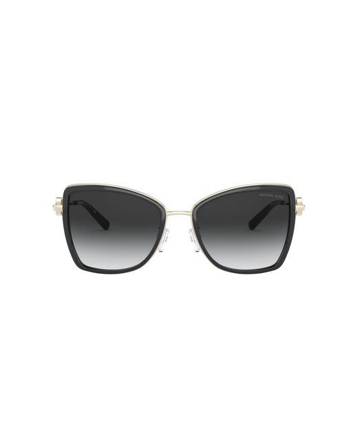 Michael Kors Black Mk1067B Corsica 10148G Sunglasses Metal Butterfly Normal Shaded