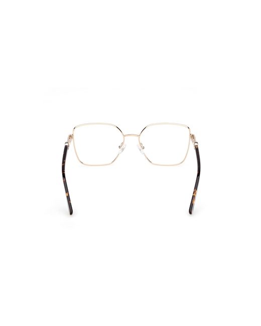 Guess Black Gu50313 032 Optical Frames Metal Squared Normal