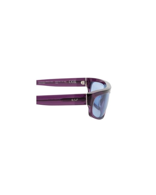 Retrosuperfuture Black Rd6 Zam Melanzana Sunglasses Acetate Light Squared Normal