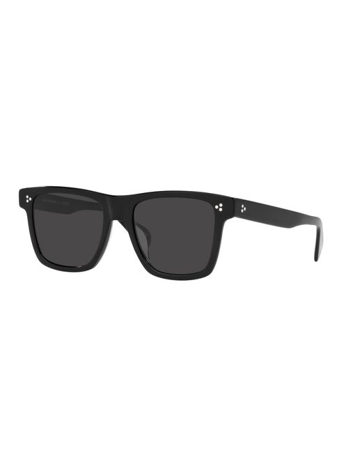 Oliver Peoples Black Ov5444Su Casian 100587 Sunglasses Acetate Squared Normal for men