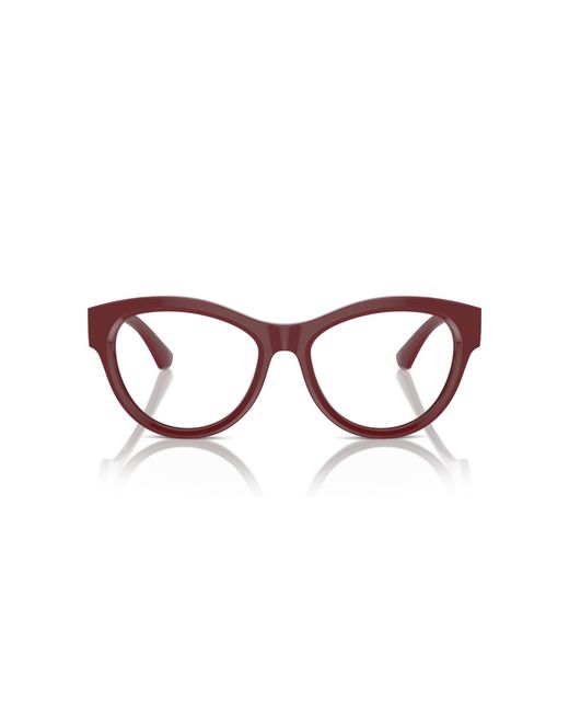 Burberry Black Be2404 4119 Optical Frames Acetate Transparent Round Normal