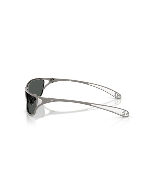 DIESEL Black Dl1015 100987 Sunglasses Metal Squared Normal