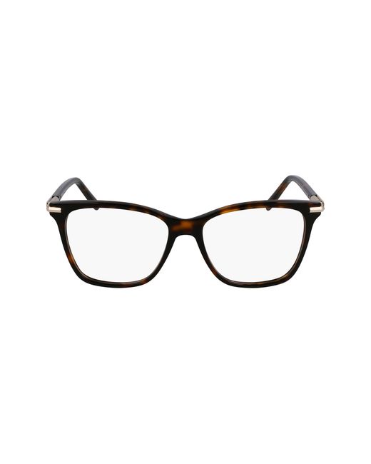 Ferragamo Black Sf3013 242 Optical Frames Acetate Squared Normal