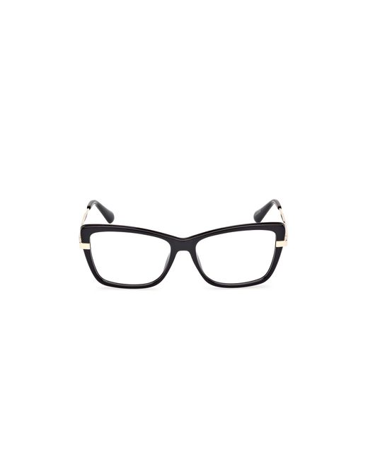 MAX&Co. Black Mo5113 001 Optical Frames Injected Cat Eye Normal