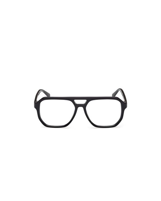 Guess Black Gu50327 001 Optical Frames Acetate Squared Normal for men