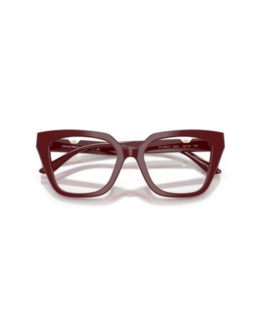 Emporio Armani Black Ea3267U 6323 Optical Frames Acetate Cat Eye Normal