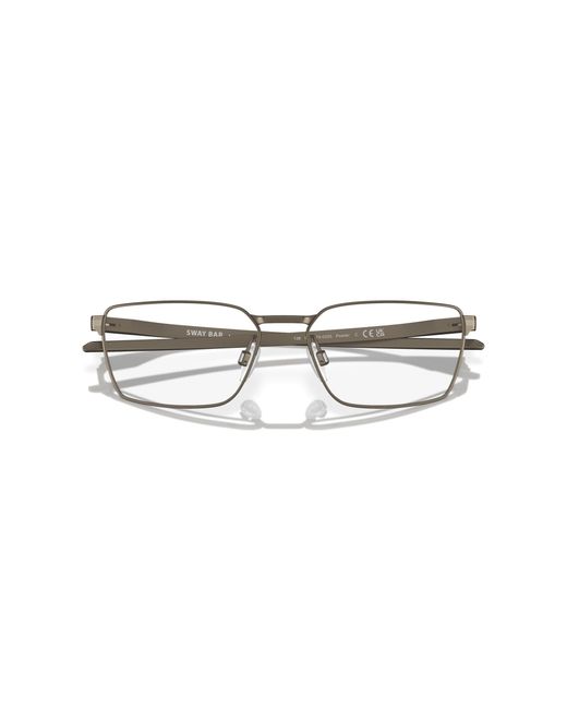 Oakley Black Ox5078 Sway Bar 507802 Optical Frames Titanium Squared Normal for men