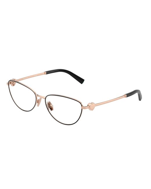 Tiffany & Co Black Tf1164B 6105 Optical Frames Steel Round Normal