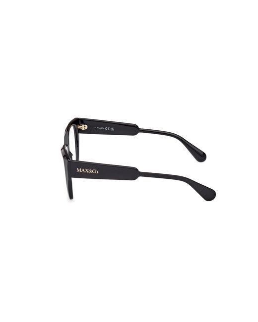 MAX&Co. Black Mo5169 001 Optical Frames Acetate Cat Eye Normal