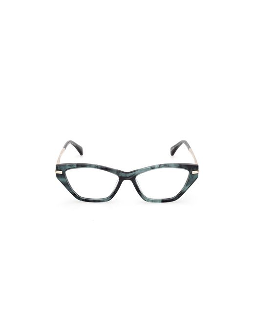Max Mara Black Mm5176 098 Optical Frames Acetate Round Normal