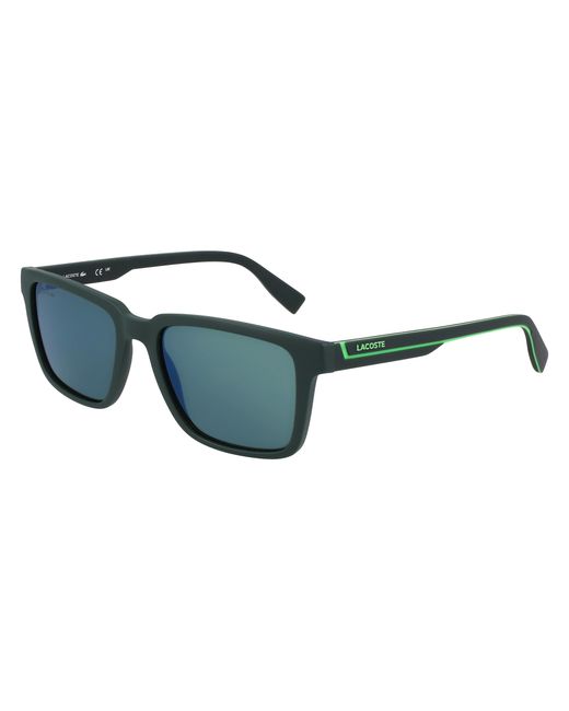 Lacoste Black L6032S 301 Sunglasses Bio-Inject Squared Normal Flash for men