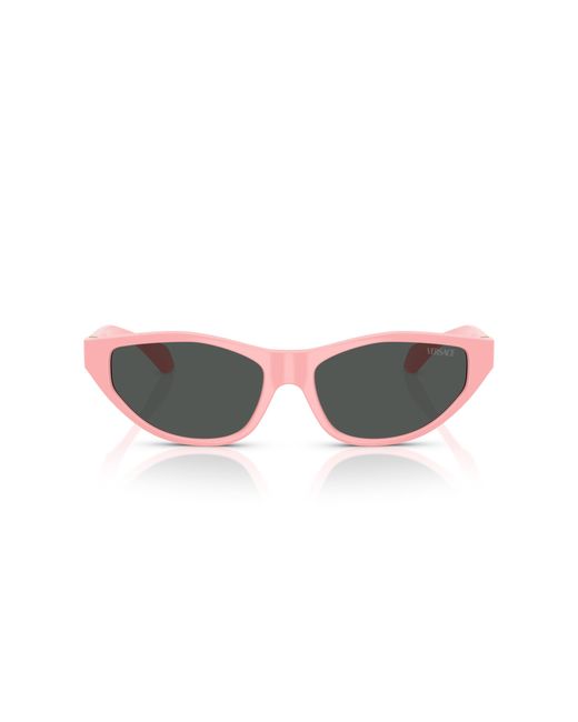 Versace Black Ve4491U 545287 Sunglasses Injected Cat Eye Normal