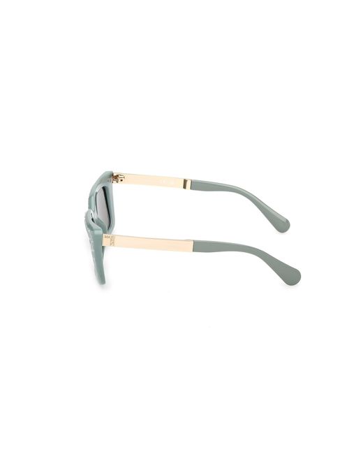 MAX&Co. Green Mo0143 93N Sunglasses Injected Squared Normal