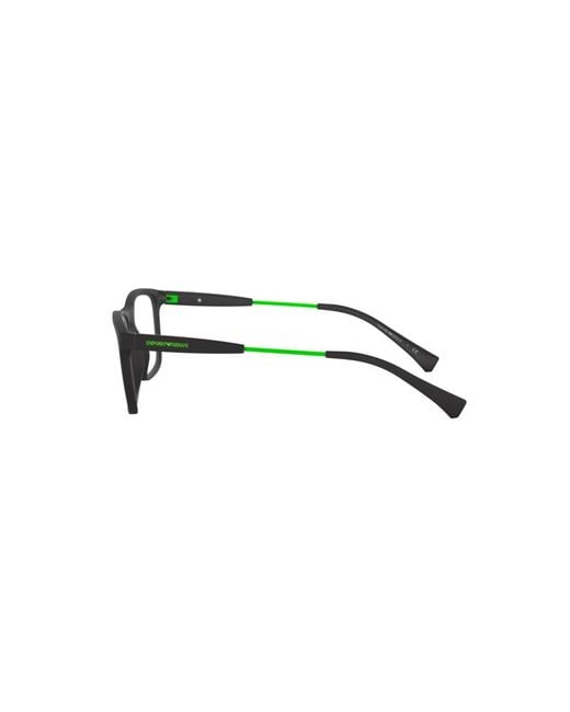 Emporio Armani Black Ea3165 5042 Optical Frames Plastic Squared for men