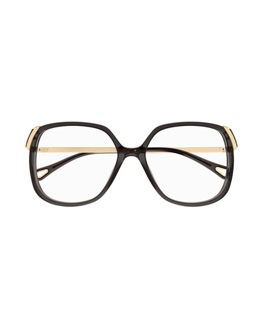 Chloé Black Ch0287O 006 Optical Frames Acetate Transparent Squared