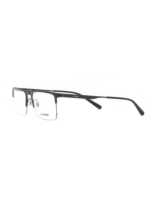 Arnette Black An6118 696 Optical Frames Metal Squared for men